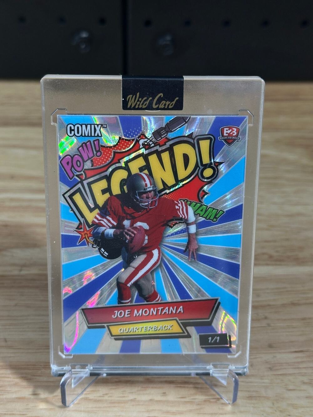 2025 Wild Card Comix Joe Montana/Peyton Manning CB2B-JMPM 1 Of 1